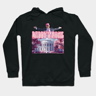 Trump Pink Daddys Home 2024 Hoodie